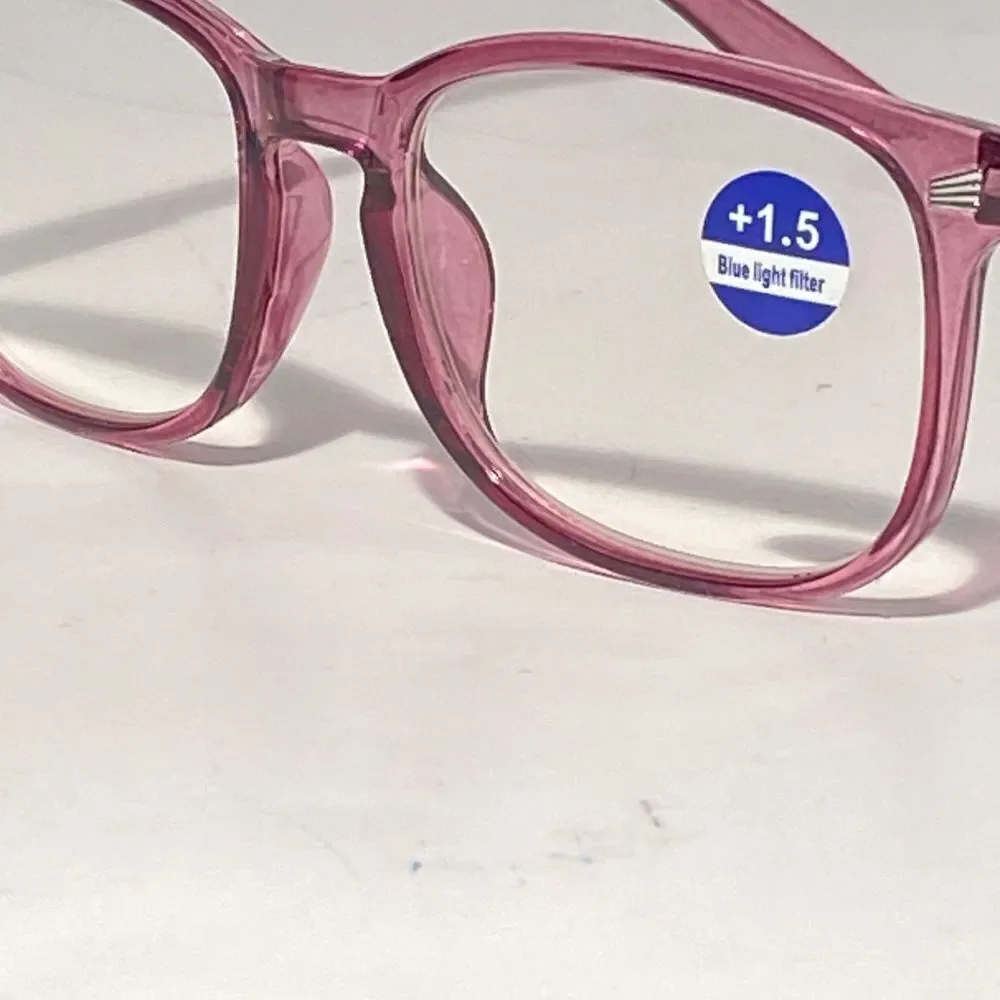 1504 Colette 1.5 Tortoise Raspberry Glasses Soft Butterfly Readers NWT